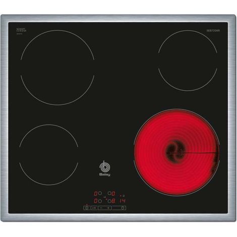 Balay 3EB720XR - Vitroceramica Independiente Radiantes 4 Zonas Coccion Ancho 60 Cm