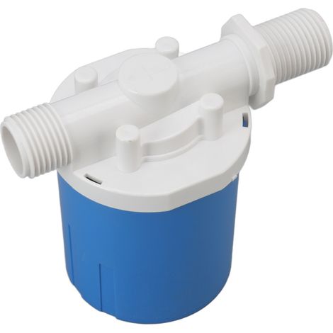 Vanne à flotteur automatique compacte en plastique étanche pour réservoir d'eau G3/4, entrée latérale intégrée
