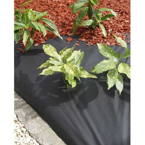 Nature Tessuto da giardino contro le erbacce 120 g/m² 1x10m nero (1/5)