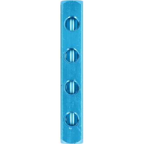 Pneumatischer Verteilerblock-Splitter, Aluminium-Verteiler, Luftverteilungsblöcke für Automatisierungsanlagen AL-4 (1/5)
