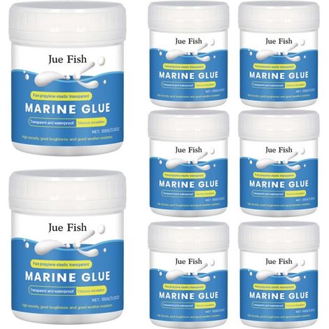 8pcs Super Strong Waterproof Leak Sealant, Transparent Adhesive, Durable Insulation Repair, 100g (1/5)