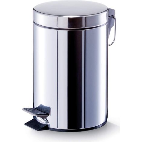 Zeller 18433 Pattumiera in acciaio INOX, 3 Litri, 16,9 x 25,5 cm (1/2)