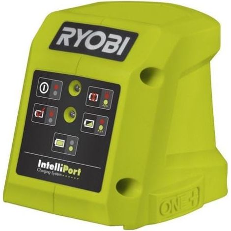 Ryobi – Chargeur pour électroportatif 18V li-ion – Compatible avec batteries 1,3Ah à 5Ah – Technologie ONE+ – RC18115