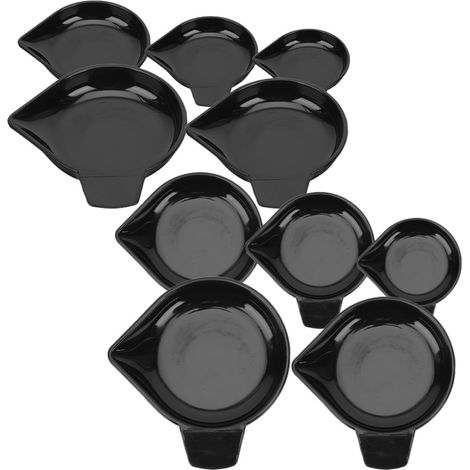 Lot de 10 Plateaux de Pesée Empilables en Plastique Goulot Étroit pour Poudre et Bijoux Surface Lisse Anti-Renversement Adaptés pour Balances Électroniques Usage Laboratoire (1/5)