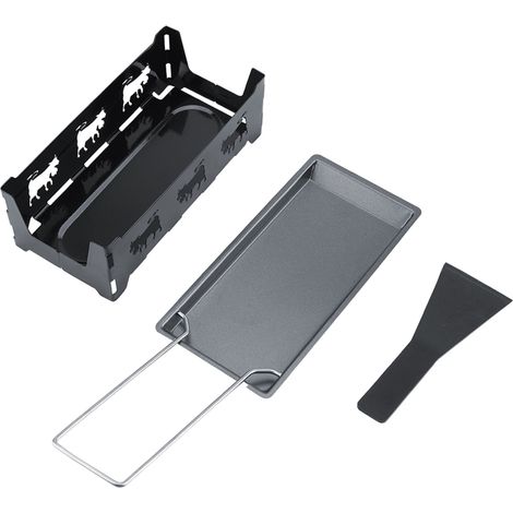 Set de Raclette Portable Antiadhésif pour Fromage - Compatible (1/4)