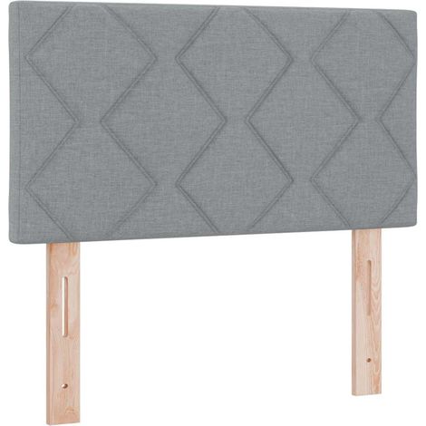 Maison Exclusive - Testiera Grigio chiaro 80 cm Tessuto