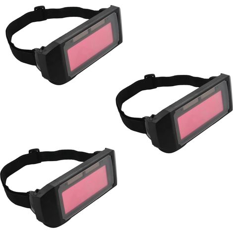 3X Casque de Soudage Une Assombrissement Automatique DIN11 Changement de Lumière Automatique Anti-Glare Eyes Lunettes de Lunettes Masquées (1/5)