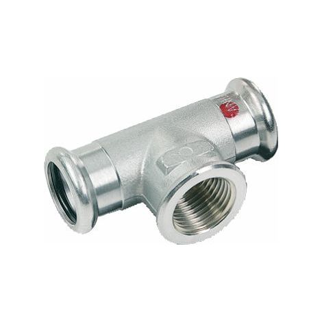SK SANHA-Therm Pressfitt. (Serie 24000) 24130g T-Stück 54x1/2x54 - 7747434185 von Buderus