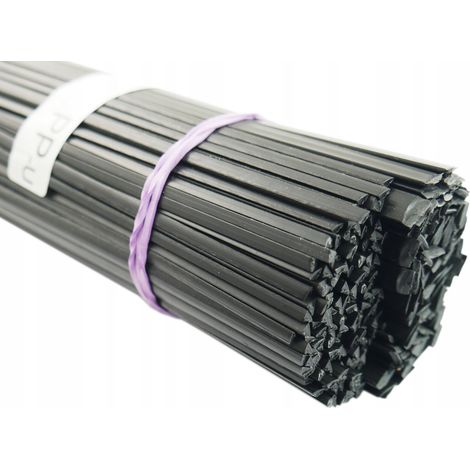 Adhesivo para soldar plástico PP-U PPU PP/U, mezcla de 1 kg de tiras triangulares (1/5)