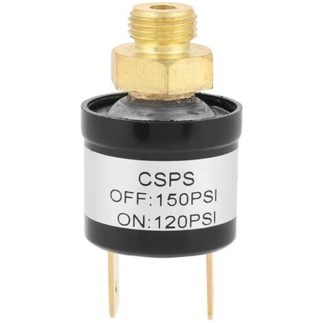 1 pressostat pour compresseur d'air, 120-150 PSI, filetage NPT 1/8\ (1/5)