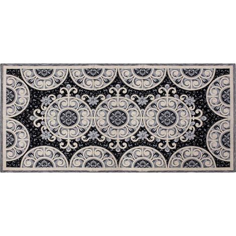 Tappeto Cucina In Ciniglia Arredo Moderno Passatoia Multiuso Ingresso Corridoio Antiscivolo Prodotto Italiano Disegni Piazzati Cotone Varie Misure Lavabile In Lavatrice Lavatrice Andalusia Grigio - 57