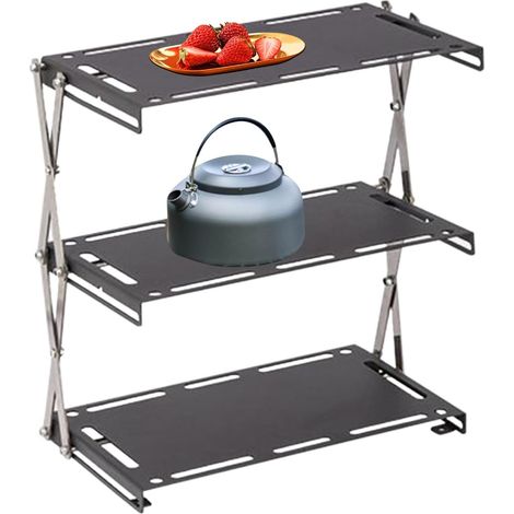 De Cuisine De Camping Support d Exposition Pliable Trois (1/5)