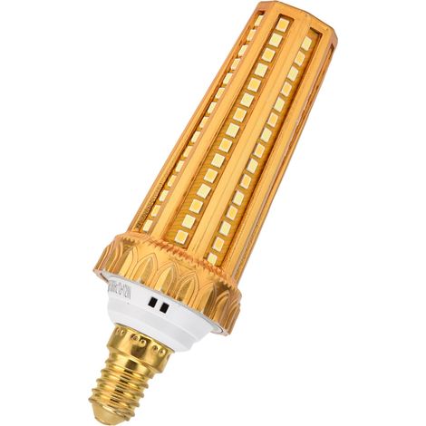 Lot de 4 ampoules LED E14 2835 type maïs, 3200 lm, 17 W, pour lustre, lampe de table, 220 V (blanc pur, blanc chaud) (1/5)