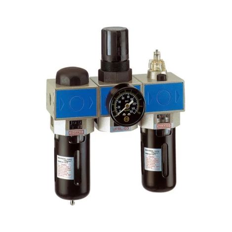 UF+R+L - Filtre + régulateur + lubrificateur 3/4'' (1/3)