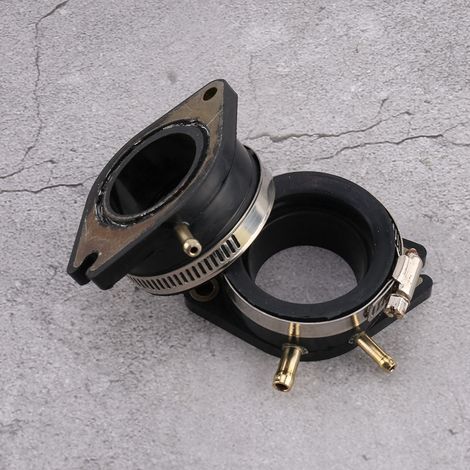 2 Vergaseransaugkrümmer-Adapterdichtungen für Yamaha Virago 750 XV750 (1981–1983), Gummidichtung, Austauschsatz (1/5)