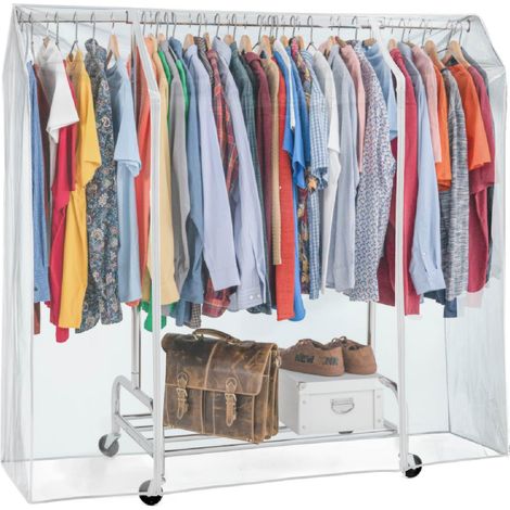 Tatkraft Defender Housse Portant à Vêtements anti poussière 160 x 60 x 145 cm (1/4)