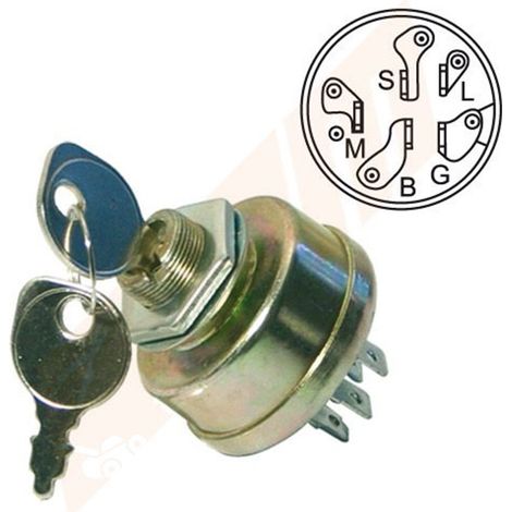 CONTACTEUR A CLES Husqvarna 125104X - 3621R - 365402 - 3L5402 - 4406R