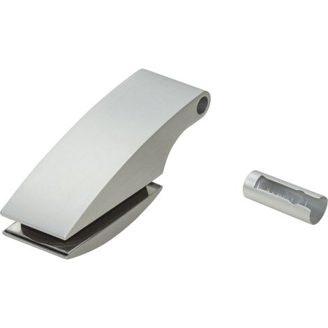 DORMA Türband Flügelteil Studio Arcos  Glas 8 mm, Alu silber eloxiert (24.230)  Glastürbeschlag - Zubehör dormakaba