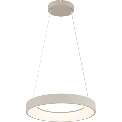 Suspension moderne Gallegos brun sable Ø 50cm - 48487-48H