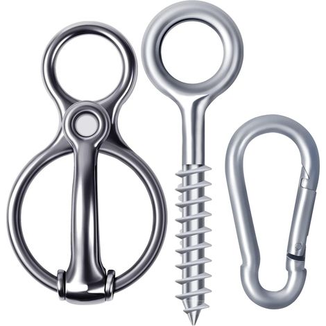 1ensemble Anneau De Triage Acier Inoxydable Pour Chevaux Équipement Pratique Pour Attacher Toute Sécurité (1/5)