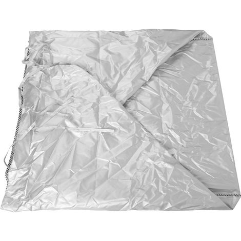 Housse de lave-linge séchant en tissu Oxford argenté, compatible avec les lave-linge et sèche-linge à chargement par le haut et par l'avant. (1/5)