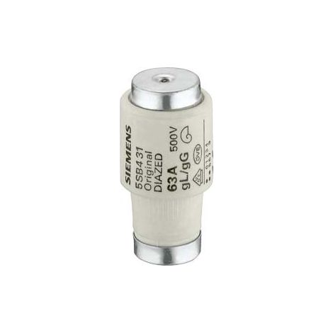 Fusibile Diazed Diii Gl/Gg E33 35A 500Vca/Cc ( SIEMENS cod. 5SB411 )