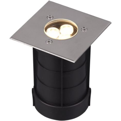 Luminaires de jardin, Éclairage encastré de jardin Belaja 11 cm Gris en Metal, TRIO (1/3)