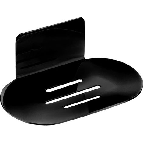 Portasapone da parete in acciaio inox, per l'uso in doccia, non richiede foratura, per cucina e bagno, per riporre le spugne (1/4)