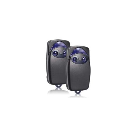 Telecomando per cancello per Flor-s, 2 pezzi 433,92 MHz Telecomando per porta da garage compatibile con Flo2R-S, 2 canali - Crezuo