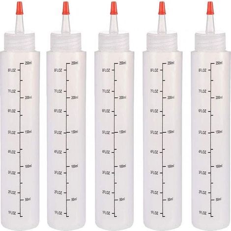 Flexible bottles for sauces, small flexible bottles with nozzle for precise dispensing, plastic bottles for the kitchen - AquaForge (1/5)