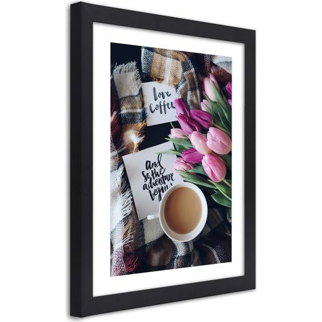 Quadro con cornice, Mattinata caffਠ- 40x60 (1/5)