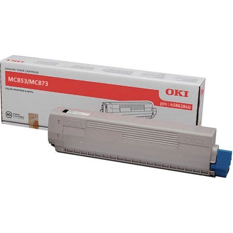OKI 45862840 Toner Schwarz