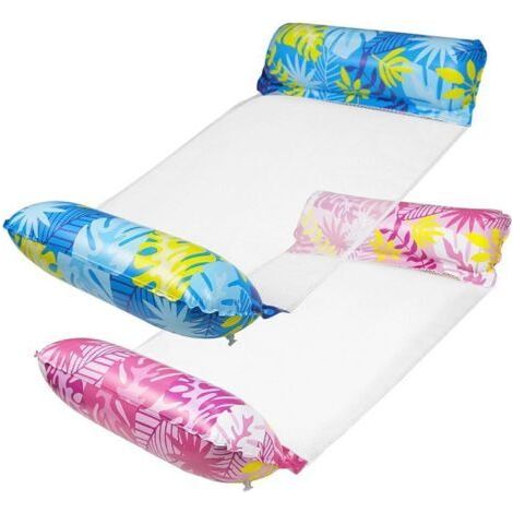 2er-Set Premium-Poolmatratzen zum Aufblasen – 4-in-1-Zubehör für Erwachsene, aufblasbar, faltbar, für den Strand (1/5)