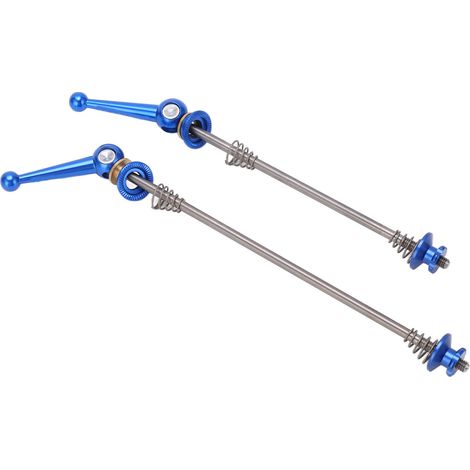 Paar Schnellspannhebel für Fahrradnabe, Vorder- und Hinterachse, Titanlegierung, blau (1/5)