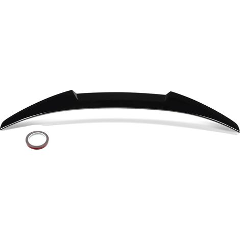 Spoiler delantero, compatible con vehículos, fácil instalación, negro brillante. (1/2)