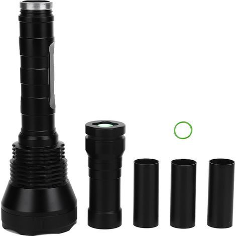 Bright 9 LED flashlight, 10,000lm, 5 lighting modes, T6 bulbs, waterproof, portable, for outdoor adventure and hiking (1/5)