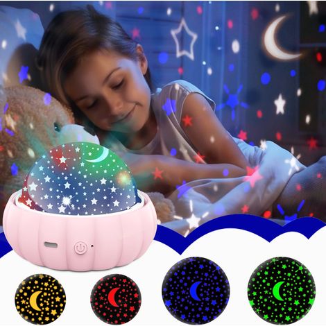 Veilleuse étoile projecteur cadeaux pour enfants tout-petits lampe plafonniers chambre (1/5)