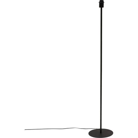 Pied de Lampadaire en Métal "Galia" 133cm Noir (1/5)
