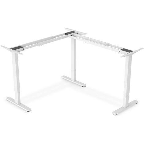 Digitus Cadre Réglable Bureau Blanc Hauteur Électrique (1/3)