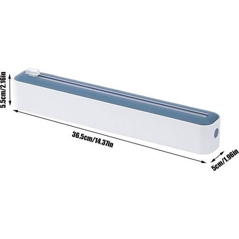 Folienspender mit Schneidevorrichtung, Aluminiumfolienspender, Magnetfolienspender, Folienschneider für Frischhaltefolie und Aluminiumfolie, für Küche und Restaurant (1/5)