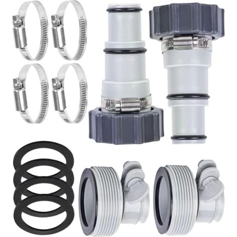 Schlauchanschluss für Schwimmbadpumpe, 3,2 3,8 cm Schwimmbadpumpenadapter, Ersatzteile für Spa-Brunnen und Rückspülung, Anfänger, Profis, Heimanwender