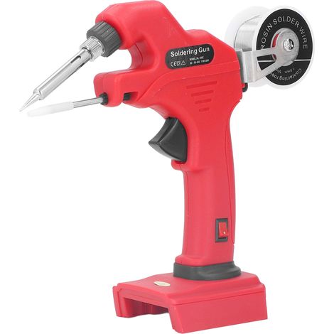 30-Watt-Akku-Lötpistole, 18-V-M18-Lötkolben mit 30 Sekunden Schnellvorheizzeit, Komplettset inklusive 50 g 1-mm-Lötzinn, batteriebetrieben, tragbares Werkzeug für Heimwerkerarbeiten und Elektronikrepa (1/5)