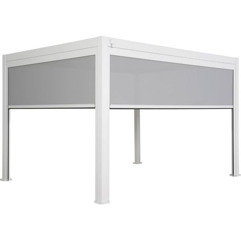 sweeek - Pergola mit Lamellendach Triomphe 3x4m + Markise 3m + Markise 4m (1/5)