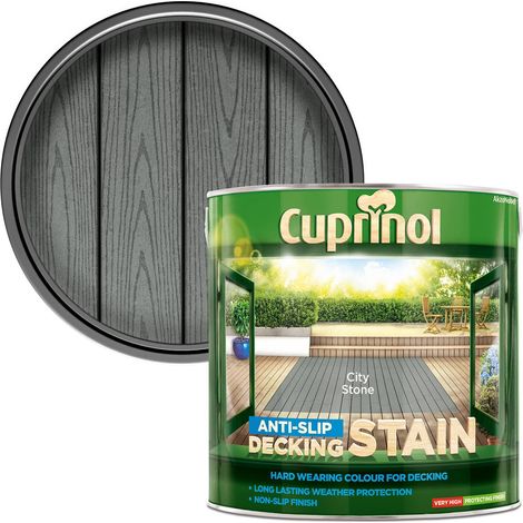 Cuprinol Anti-Slip Decking Stain City Stone 2.5L