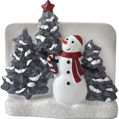 Porte-Brosse à Dents Bonhomme de Neige Gris Tourterelle (1/4)