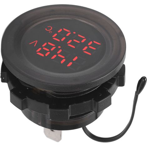 Thermometer mit zwei Bildschirmen, klares und stabiles Display, wasserdicht, einfache Installation, für Autos (1/5)