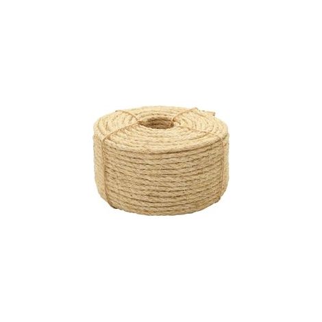 Corda in sisal 100%, 10 mm, 50 m-Crezuo