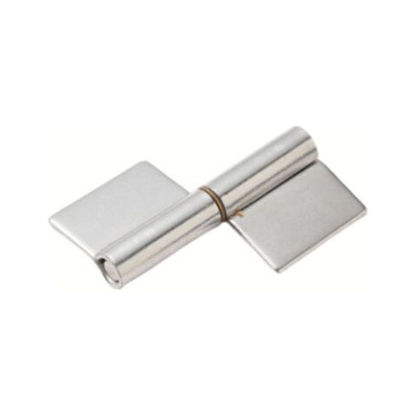 royaluxe -Paumelle À Souder Roulée Avec 2 Ailes Longues Déportées-Bague Laiton Amovible Et Axe En Acier Fixe-Haut 50 mm() (1/5)