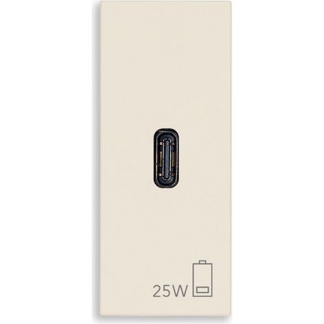 VIMAR - 30292.C25C Alimentatore USB C PD 25W canapa