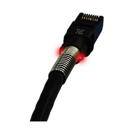 PCI6-F/3 PatchSee câble RJ45 catégorie 6a F/UTP (0.9 mètre) - Cordon ethernet blindé avec système de repérage lumineux